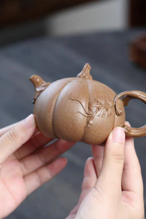 Pumpkin Yixing Teapot, Duan Ni - Nan Gua Hu 150ml