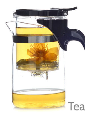 Modern Glass Teapot with Infuser - Small (380ml/12.8oz)