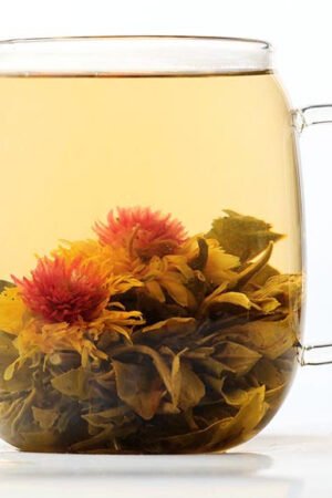 Wholesale: 1 kg (2.2 lb) 'Double Happiness' Blooming Tea with Marigold & Globe Amaranth - Flowering Tea