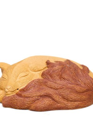 2 Colour, Nine Tails Fox Yixing Zisha Tea Pet