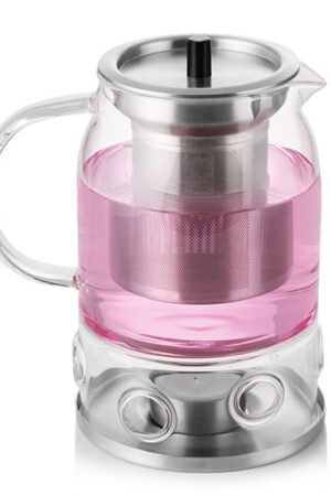 Glass Teapot with Candle Warmer Set (600 ml / 20 oz)