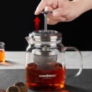 Glass Teapot with Stainless Steel Infuser, Kamjove 560ml