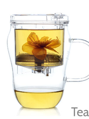 Glass Tea Infuser Mug 410ml (13.9oz)