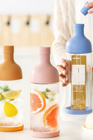 Glass Cold Brew Tea Bottle with Built In Filter